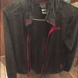 North face zip up jacket